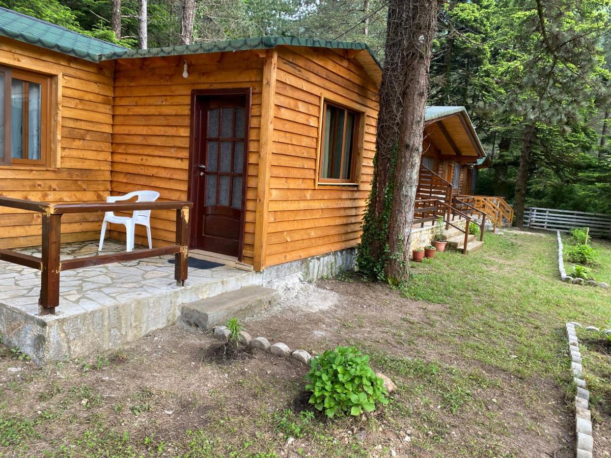 Bujtina Uji I Panjes, Log Cabins Dukat Buitenkant foto